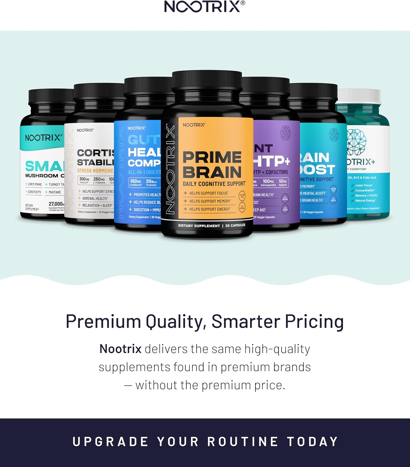 Nootrix Brain Plus - Suplemento Nootrópico con Vitaminas B (30 Cápsulas)