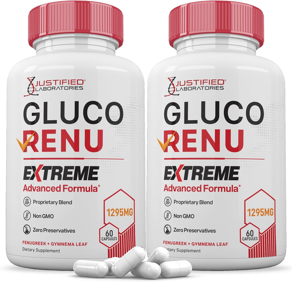 Gluco Renu Extreme 1295mg – 300 Cápsulas (Pack de 5)