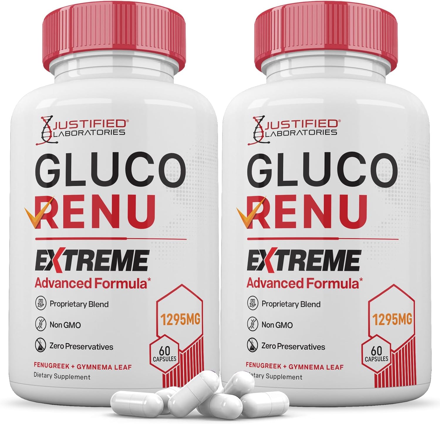 Gluco Renu Extreme 1295mg – 300 Cápsulas (Pack de 5)