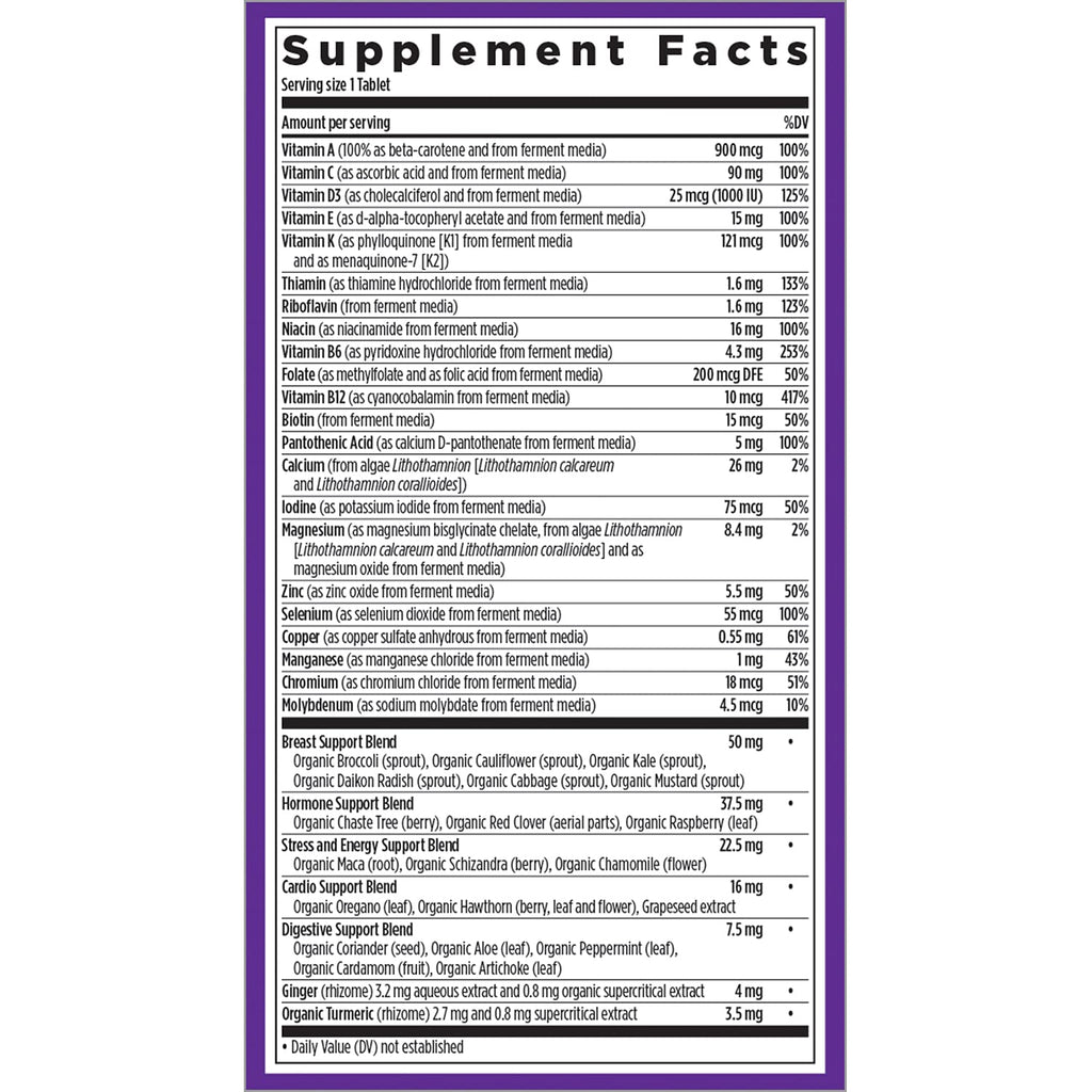 New Chapter Multivitamínico para mujeres 40 plus – 48 Comprimidos