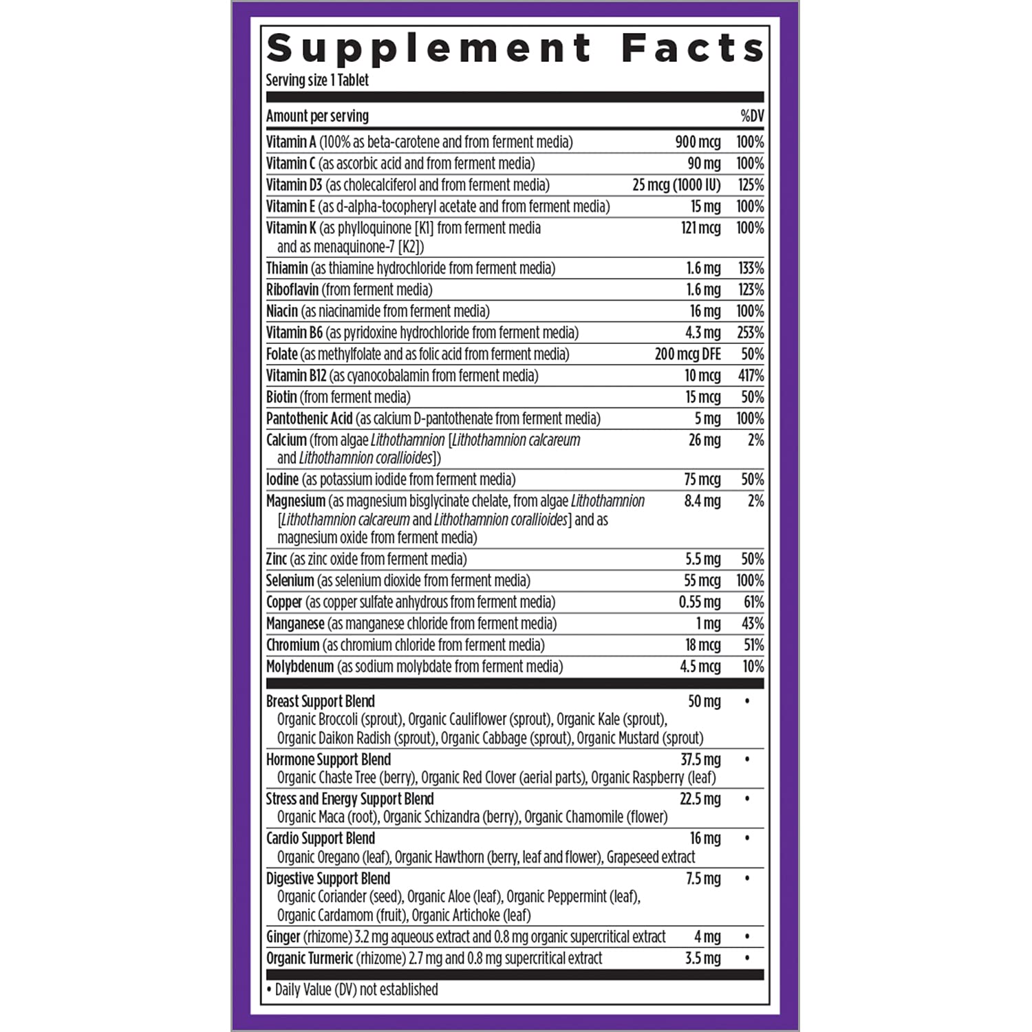 New Chapter Multivitamínico para mujeres 40 plus – 48 Comprimidos