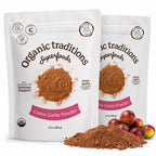 Organic Traditions Camu Camu en Polvo Orgánico, Superfruta Amazónica, Rico en Vitamina C Natural, 100g