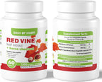 Dash of Vigor Extracto de Hoja de Vid Roja (Vitis Vinifera) y Castaño de Indias, 1500 mg, 60 Cápsulas