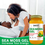 Gel de Sea Moss con Ashwagandha y Mango | 24oz - Wildcrafted Gold Sea Moss | MAX FIT
