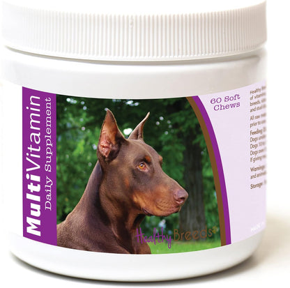 Healthy Breeds Doberman Pinscher Multivitamínico en Masticables Blandos 60 unidades – Image 1