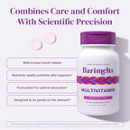 BariMelts Multivitamin - Multivitamínico Bariátrico para Mujeres - 60 Comprimidos de Rápida Disolución (1 Mes de Suministro), Sabor Fruta Natural