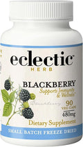 Eclectic Herb - Cápsulas de Mora Orgánica | Suplemento Vegano Superfood | 90 Cápsulas | 480 mg