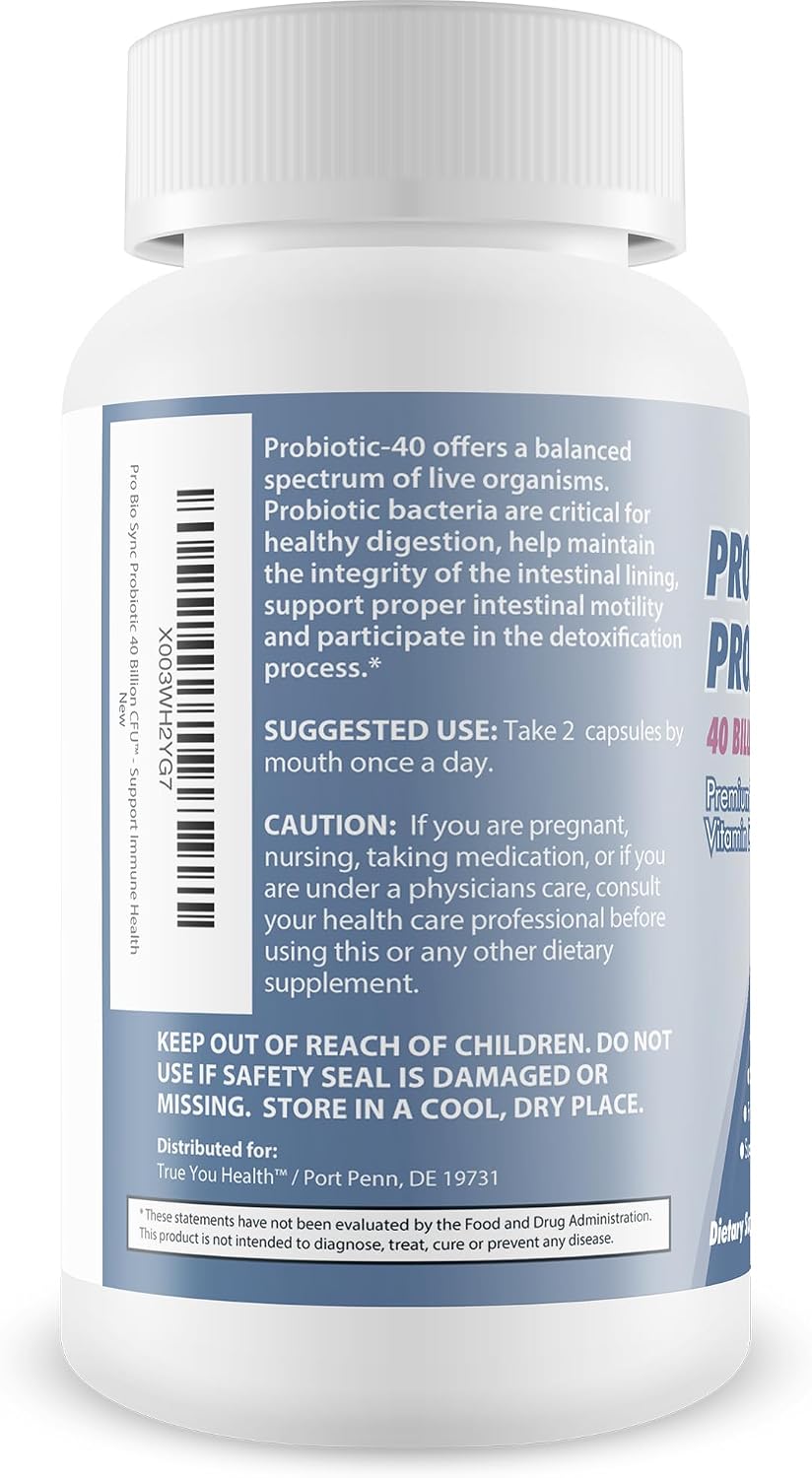 Pro Bio Sync Probiotic 40 Billion CFU