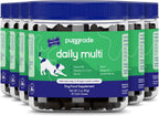Multivitamínico Diario para Perros, Sabor a Carne de Res – 30 Masticables Blandos | Suplemento Completo con Omega-3, Vitaminas A, C, D, E y Complejo B