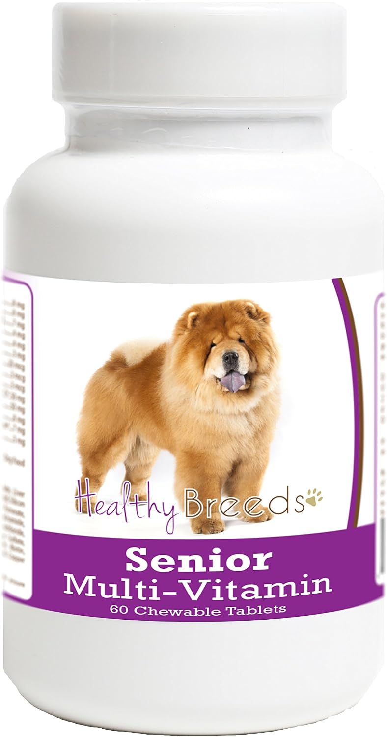 Healthy Breeds Chow Chow Multivitamínico para Perros Mayores 60 Comprimidos