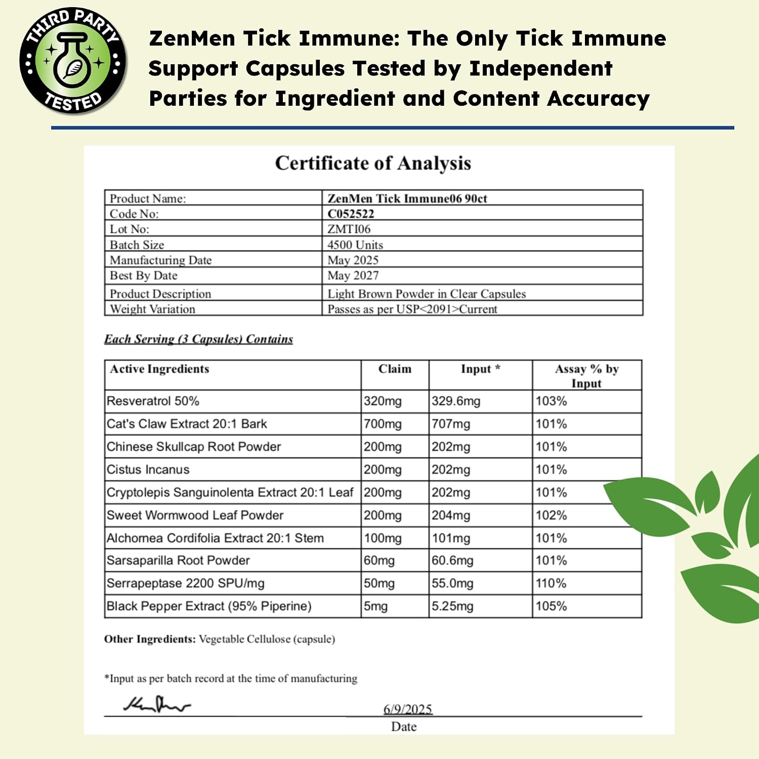 Zenmen Tick Preparedness Method Bundle - Tick Immune Support 3 Botellas