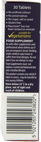 Vitabiotics Neurozan (30 Comprimidos) x 2 Pack Doble