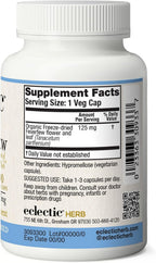 Eclectic Herb - Cápsulas de Matricaria | 90 cápsulas | 125 mg | Orgánico, Vegano, Sin Gluten