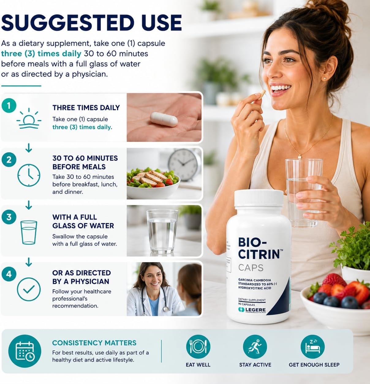 Bio Citrin, 90 Cápsulas, Legere Pharmaceuticals