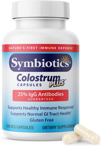 Symbiotics Colostrum Cápsulas Vegetales, 120 unidades – Image 1