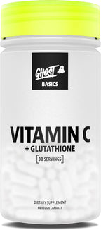 GHOST Basics Vitamina C + Glutatión – 60 Cápsulas Veganas