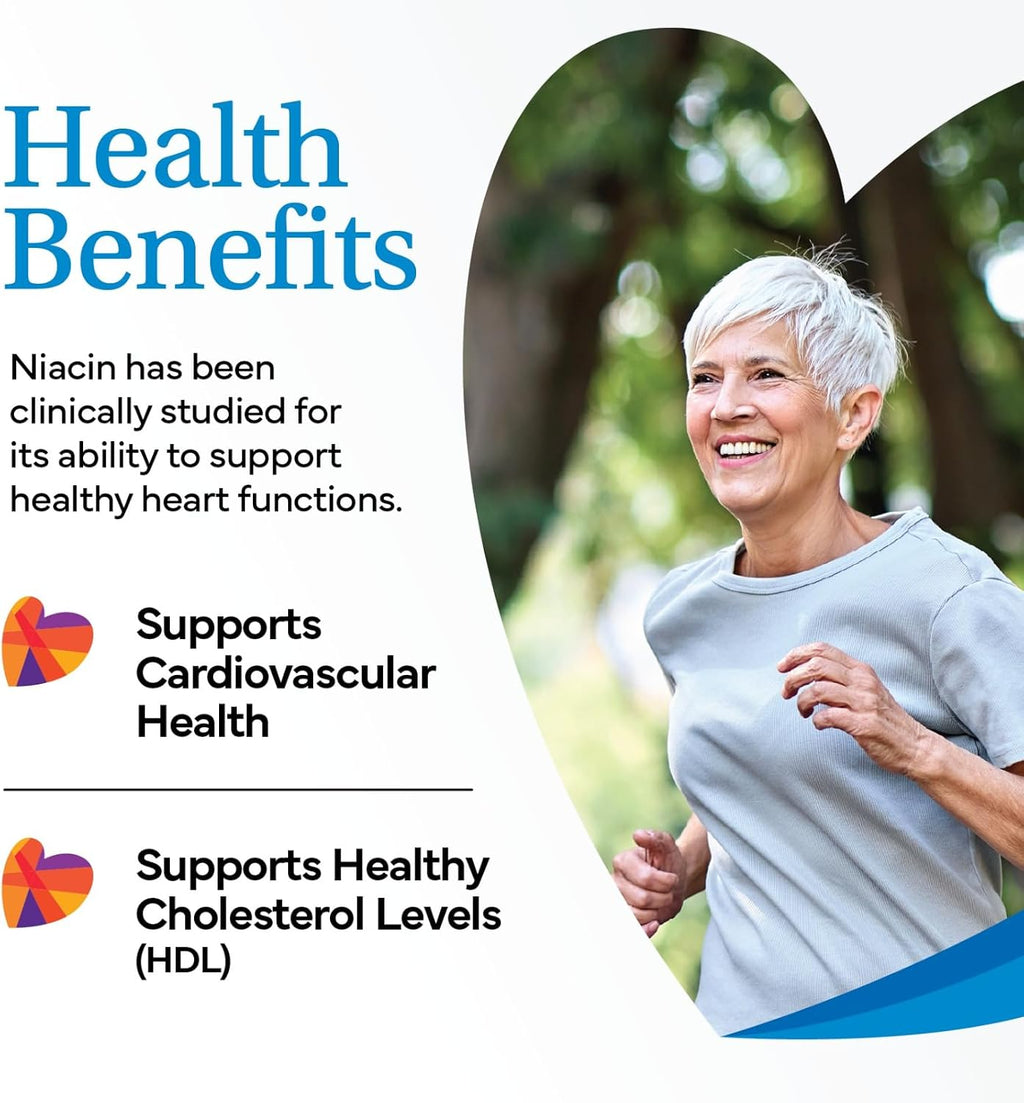 Slo-Niacin Niacina de Liberación Lenta 500 mg - 200 Comprimidos
