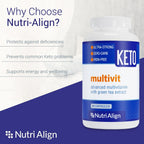Nutri-Align Multivit Keto - 90 Multivitamin Capsules with 20 Nutrients