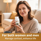 BBEEAAUU Suplemento de Cortisol 10-en-1 con Ashwagandha, Magnesio y L-Teanina - 120 Cápsulas