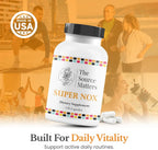 Super NOX (120 Cápsulas) - Suplemento de Óxido Nítrico con L-Citrulina - Potenciador de Óxido Nítrico para Apoyo Circulatorio y Vascular | Quercetina y Extracto de Semilla de Uva