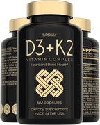 SuperSelf Vitamina D3 K2 5000 UI y K2 MK-7 100mcg – 60 Cápsulas