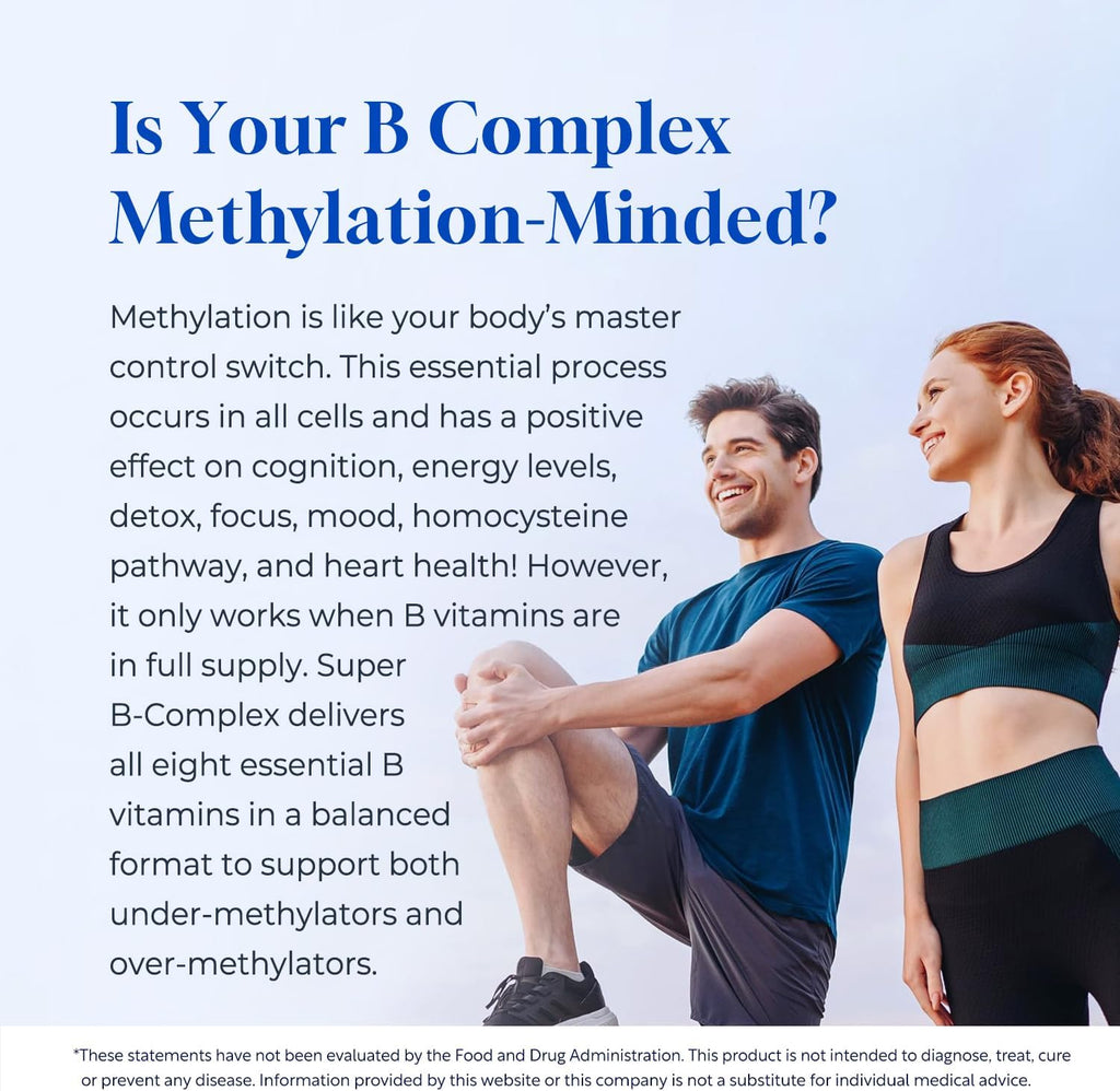 Methyl B Complex Gotas Líquidas - Complejo B Liposomal con B12 Metilada, Folato, B6, TMG y Cardo Mariano