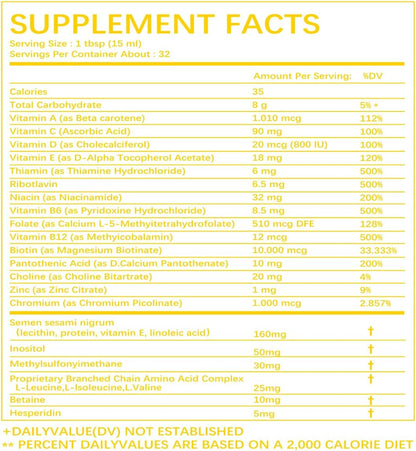 ESUNM Multivitamínico Líquido Completo - – Zinc: contribuye a la protección de las células frente al daño – Image 5