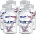Research Verified Glucotrax - Berberina, Cromo Picolinato, Canela, Gymnema - 360 Cápsulas (6 Meses)