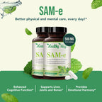 HealthyWayRx SAM-e 500mg - S-Adenosilmetionina - Suplemento de Alta Potencia (360 Cápsulas)