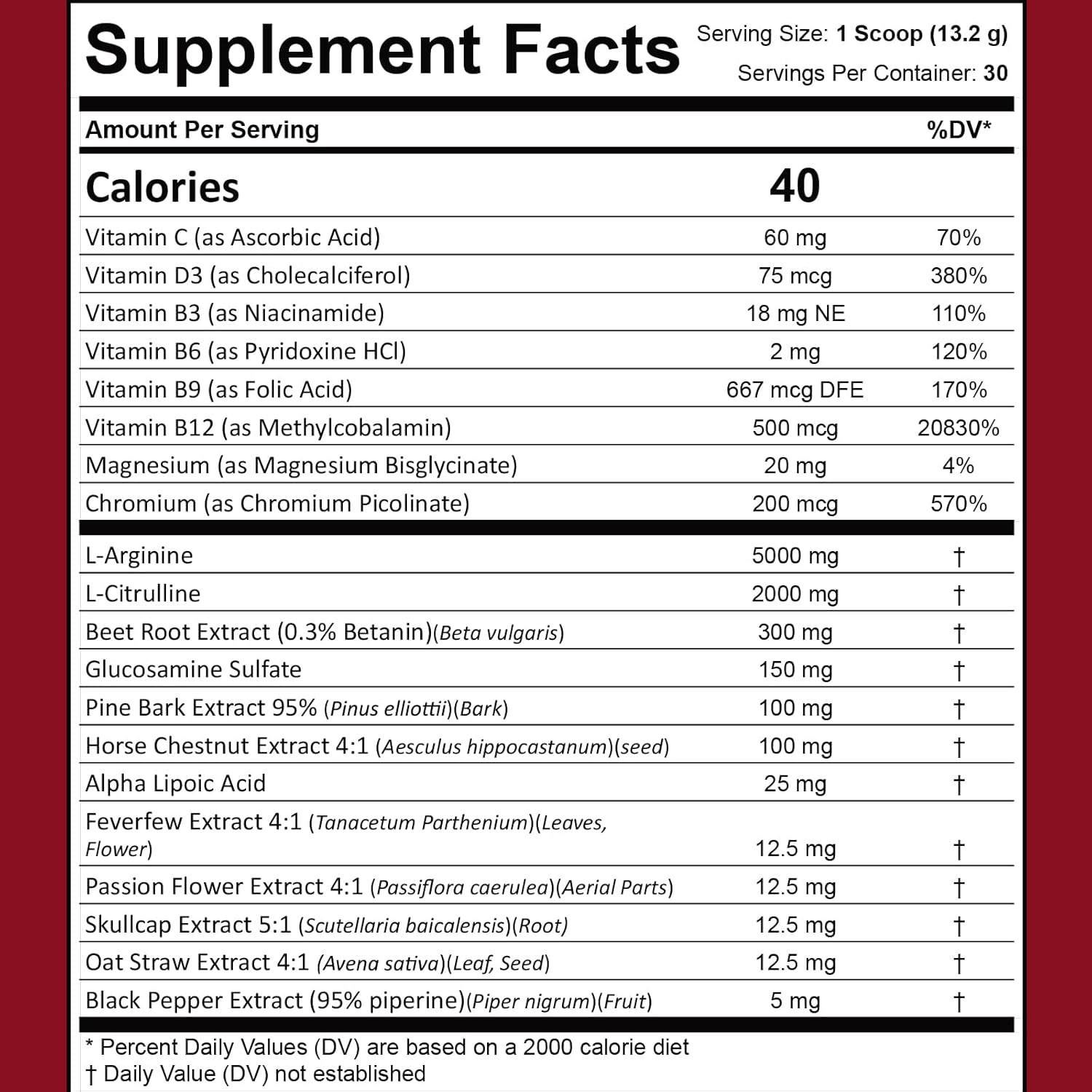 The Blood Flow Power Formula Neuropathy Drink Powder – 444g (30 dosis)