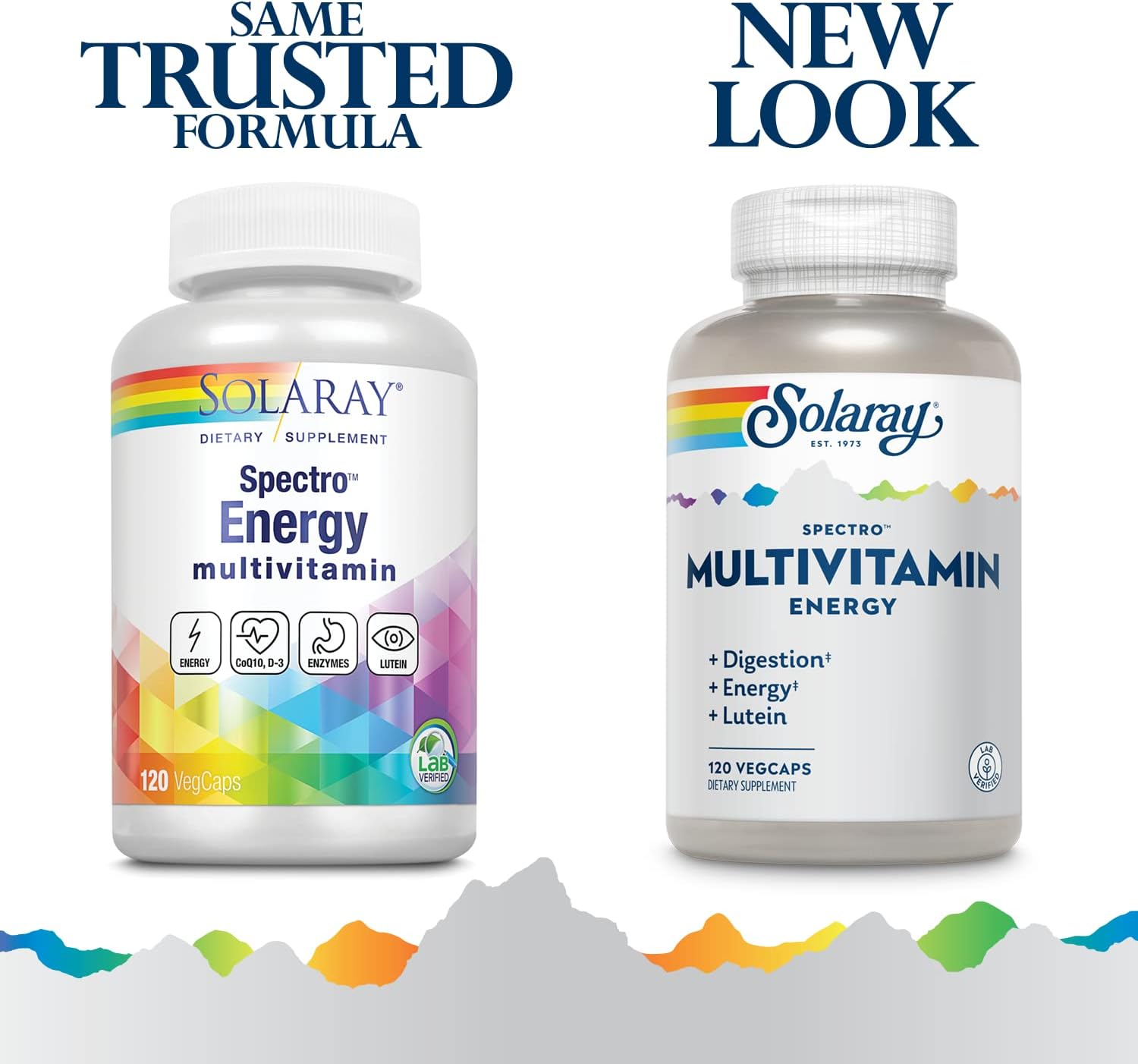 Solaray Spectro Energy Multivitamínico – 120 Cápsulas Veganas