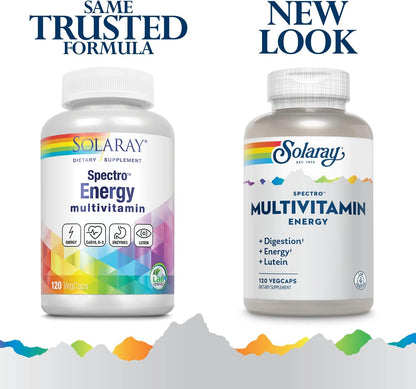 Solaray Spectro Energy Multivitamínico – 120 Cápsulas Veganas – Image 2