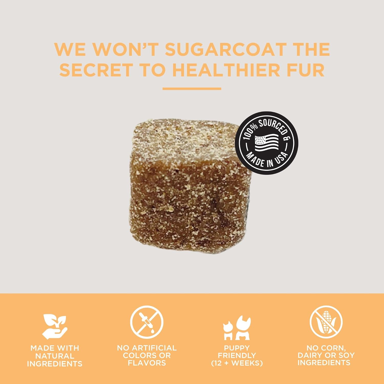 Natural Rapport - Suplemento de Piel y Pelo para Perros, 120 Chews Blandos con Aceite de Salmón y Omega 3,6,9