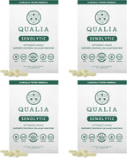 Qualia Senolytic - Suplemento Senolítico con Fisetina, Quercetina y Piperlongumina, 2 Cajas