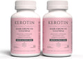Kerotin Suplemento Capilar con Biotina, Saw Palmetto y Vitamina D3, 120 Cápsulas