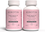 Kerotin Suplemento Capilar con Biotina, Saw Palmetto y Vitamina D3, 120 Cápsulas