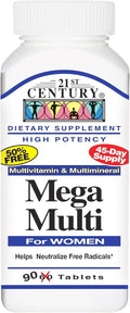 Mega Multi para Mujeres, 90 Comprimidos - Multivitamínico para Mujeres