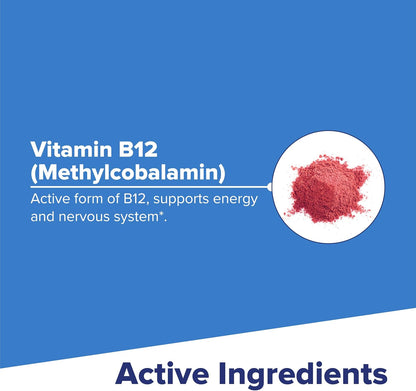 Superior Source No Shot Metilcobalamina B12 – Personas con fatiga o baja energía: La B12 es clave en la producción – Image 8