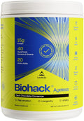 LevelUp Biohack Ageless: Colostrum Collagen Superfoods Antioxidants Spermidine Amino Acids Creatine for Women and Men, Total Body Rejuvenation (Dark Chocolate Cinnamon)