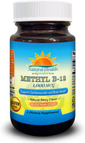 Methyl B12 1000 mcg Metilcobalamina Bioactiva | Suplemento Sublingual Vegano de Vitamina B-12 - 100 Comprimidos con Sabor a Bayas