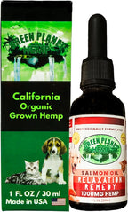 Aceite de Hemp para Perros y Gatos con Salmón Salvaje de Alaska - 1000 mg