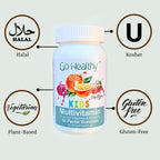 Go Healthy Kids Multivitamin Gummies con Vitamina C, D3 y Zinc – 30-60 porciones