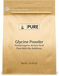 PURE ORIGINAL INGREDIENTS Glicina en Polvo, 454g (1 lb), No Transgénico, Aminoácido No Esencial