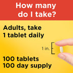 Nature Made Vitamin C 500 mg Immune Support Tablets, 100 Count (100-Day Supply)