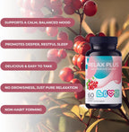 LIVS Relax Plus Gummies – Gominolas de apoyo para el estrés y la calma (60 unidades)