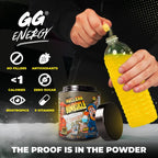 Gamer Supps GG Energy - CaseOh's Nuclear Bombsicle (100 Servings) - Keto Friendly Gaming Energy and Nootropic Blend, Sugar Free + Caffeine + Vitamins + Immune Support, Powder Drink