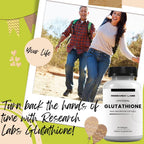 Research Labs Liposomal Glutathione Supplement con Gluta-IV™ – 120 Cápsulas Blandas