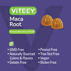 Viteey Gominolas de Maca Negra - 60 Gominolas