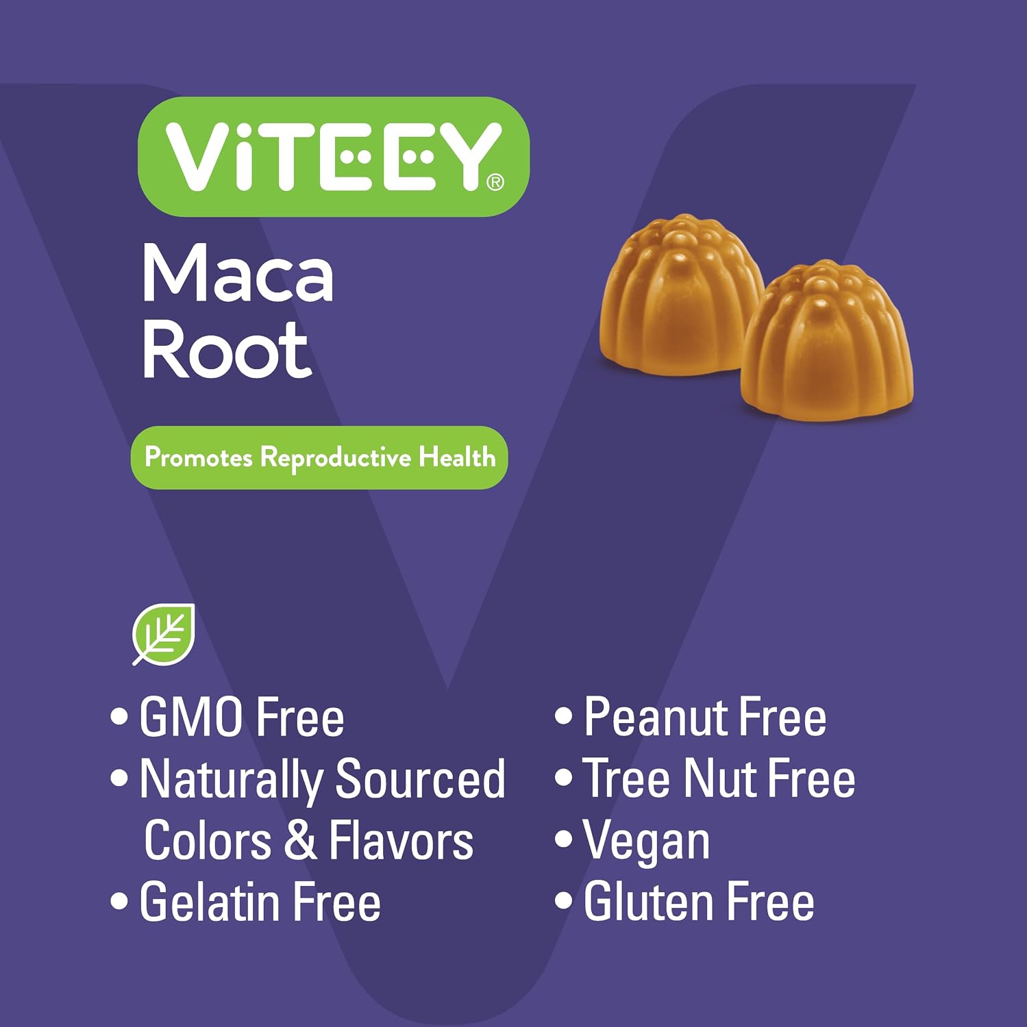Viteey Gominolas de Maca Negra - 60 Gominolas