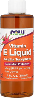 NOW Foods Liquid Vitamin E 54,600 IU, 118 ml